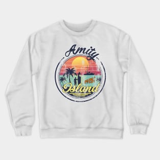 Amity Island Tourist (Distressed) Crewneck Sweatshirt